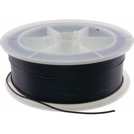 Cable flexible silicona seccion 22AWG resistente hasta 200º y hasta 600v NEGRO (1/2)