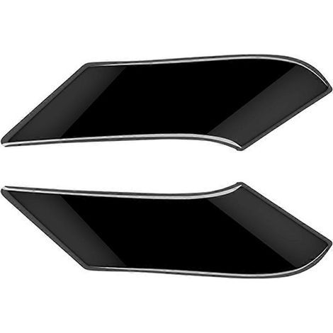 Garniture de montant extérieur de portière de voiture, noir brillant (1/5)