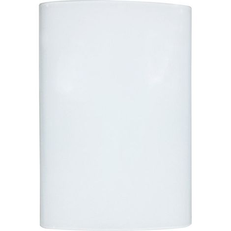Applique 1xE27 Montatura Bianca Vetro Lastra Bianco E-Energy Altea (1/2)