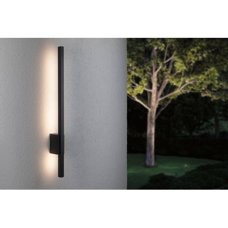 Paulmann Stan aplique de pared exterior antracita LED