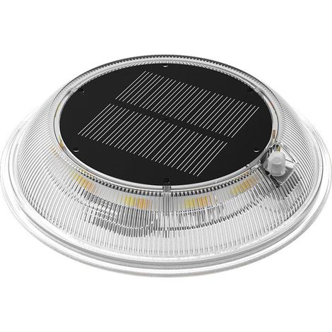 Éclairage solaire, Lampes pour allée — 3 modes de couleur, Alimentation solaire, Balises LED étanches pour allée extérieure (1/5)