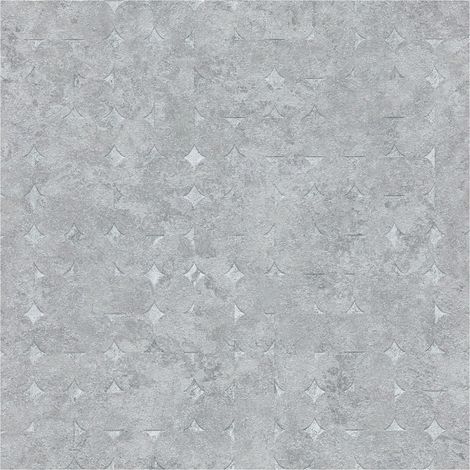 Graphic wallpaper wall Profhome 396565 non-woven wallpaper textured used look and metallic highlights grey silver 5.33 m2 (1/5)