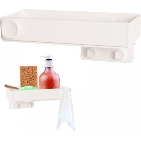 Schwammhalter für die Küchenspüle – Hängender Organizer, kein Bohren erforderlich, für Küchenspüle, Badezimmer, Schwammbürste, 1 Stück (1/4)