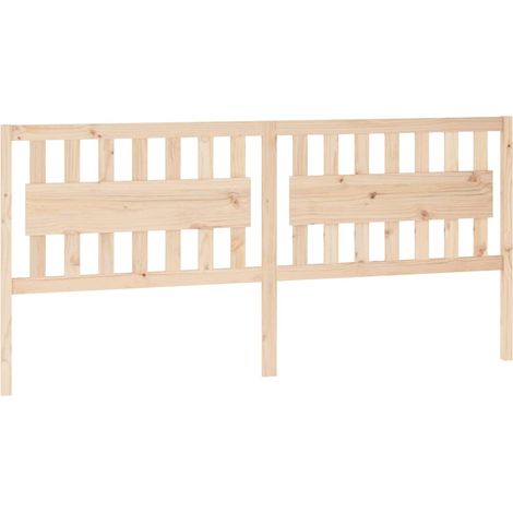 Maison Exclusive - Kopfteil 205,5x4x100 cm Massivholz Kiefer (1/5)