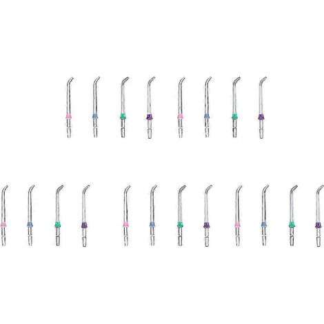 Embouts de rechange pour hydropulseur, lot de 20 embouts universels pour l'hygiène buccale, compatibles avec la plupart des modèles, notamment -100, FC168 et V300.