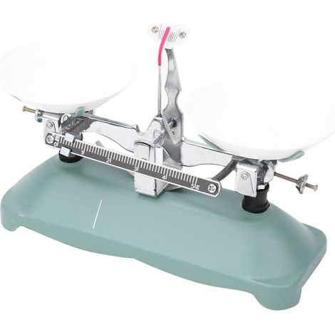 Plateau de balance mécanique avec kit de pesée, accessoires pour expériences de chimie et de physique, 100 g (1/5)