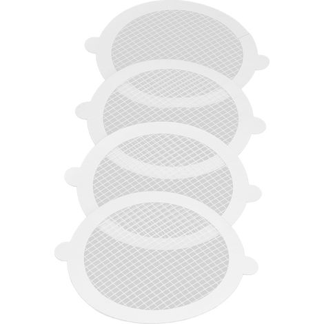 50 grilles anti-odeurs pour siphon, autocollantes invisibles, rondes Ø11cm, mailles 3mm, lot de 50 pièces (1/5)