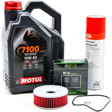 Kit Entretien Vidange Standard pour YAMAHA XS 750 de 1977 à 1982 - MOTUL 7100 10W40 4L