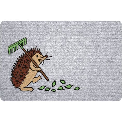 Grey Flock Herisson 40x60x06 Cm - Id Mat - Id Group (1/4)