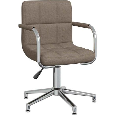 Maison Exclusive - Bürostuhl Drehbar Taupe Stoff (1/5)