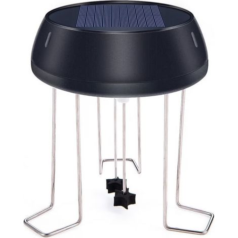 Agitateur d'eau solaire pour bains d'oiseaux, diffuseur d'eau, empêche la formation de mousse, jardin (1/5)