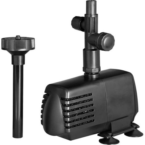 Ubbink – Pompe fontaine de bassin Xtra – Débit max 3900 L/h – Hauteur de refoulement 4m20 – Avec jets d'eau et accessoires inclus