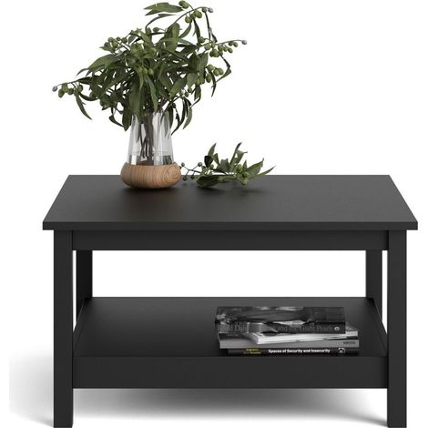 Couchtisch 81x81 cm mattschwarz - Cascina