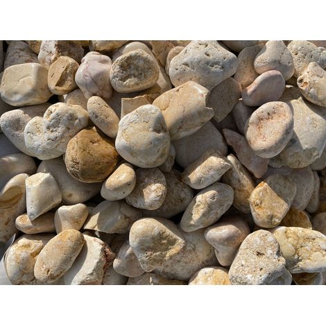 Canto rodado Amarillo Saturno - Big bag 1.000 kg. - 24-40 mm (1/5)