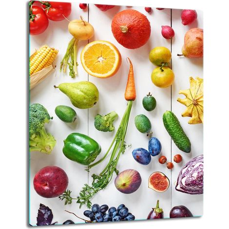 PLAQUE DE PROTECTION EN VERRE POUR INDUCTION 40x52 LÉGUMES (1/5)