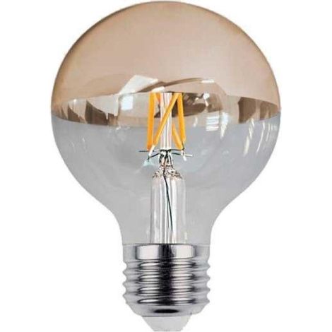 Ampoule LED E27 Filament 7W G95 Reflet Or - Blanc Chaud 2300K -