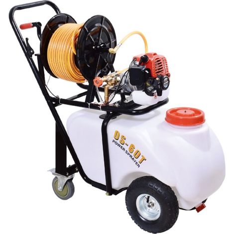 Schlauchaufroller OS-60T 60-Liter-Tank TU-26 2-Takt-Motor