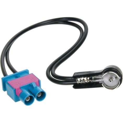 Adaptateur Antenne 2X Fakra M ISO M compatible avec Audi Seat VW ap08
