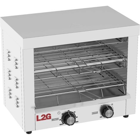 Toaster Inox à Double Niveaux - Résistances en Quartz - L2G (1/2)
