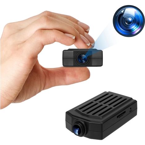 Mini Caméra Espion, Camera Discrete 1080P avec Enregistrement Vidéo et Audio, Détection de Mouvement, 3 Heures d'Autonomie de Batterie, sans Wi-FI (1/5)