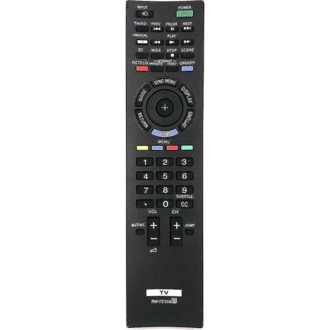 Télécommande Sony Rm-yd059 pour TV KDL32EX729 KDL40EX723 - Remplacement compatible, infrarouge, noir, 1 pièce (1/3)