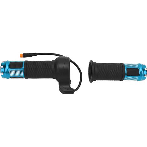 Manopola dell'acceleratore per monopattino elettrico, realizzata in lega di alluminio, migliora la sicurezza di guida, manubrio girevole per monopattini SmartGyro, colore blu. (1/5)