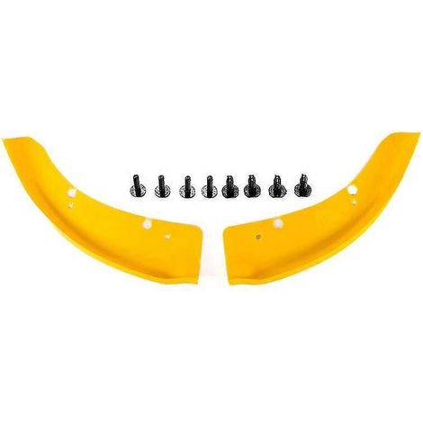 Bracingo Frontstoßstangen-Splitter-Schutzlippe, Diffusor-Schutzabdeckung, passend für Dodge Charger SRT Scat Pack 2015-2019 – Gelb