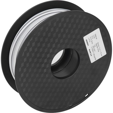 PLA-Filament, zweifarbig, schwarz-weiß, glatt, seidig glänzend, 3D-Druckerfilament (1/5)