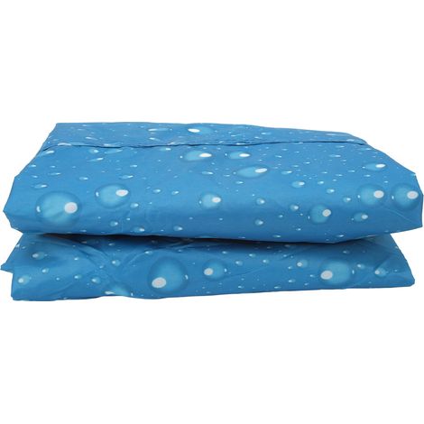 Parapluie pare-soleil voiture Oxford tissu universel anti-vent automatique tente toit véhicule antirosée bleu (1/5)