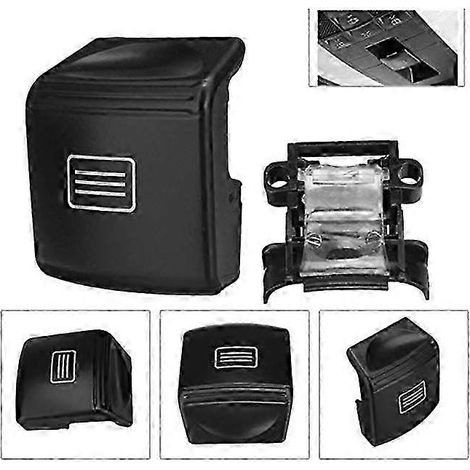 Botón de interruptor de ventana de techo solar para coche W204 Clase C W212 C207 Clase E W218 negro SZRH AF