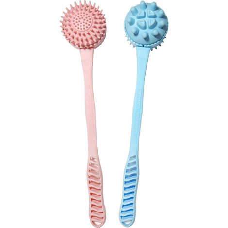 Lot de 2 marteaux de massage, tête flexible, plastique léger, pour dos jambes bras, usage maison bureau (1/5)