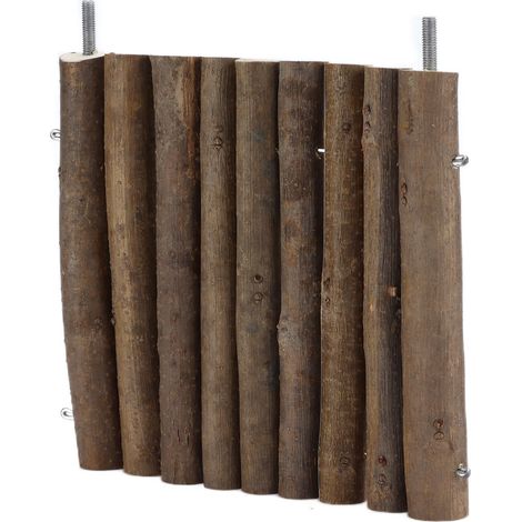 Plateforme en bois sécurisée pour hamsters, perruches, hamsters et lapins (15 cm) (1/5)