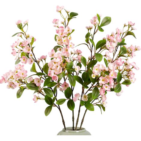Fleur artificielle - Bouquet décoratif - Silicone et foam réaliste - 80cm, 75g - Jaune, Blanc, Rose, Rouge, Violet - Par 1 (1/5)