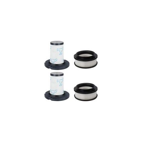 4 Pièces HEPA Filtre de Rechange Ensemble d'accessoires pour Aspirateur Rowenta X-Force Flex 11.60 14.60 15.60 Animal RH9878 RH9898 RH9958 RH99F1 (Remplacement ZR009007 ZR009008) (1/5)