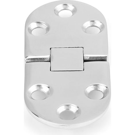 Charnière marine en acier inoxydable 66x30mm, 2 pièces pour porte de cabine de bateau, meuble de timbre (1/5)