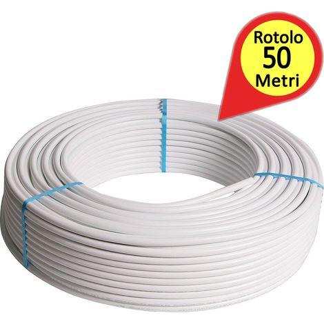 Tubo nudo multistrato pe-rt mm 26x3,0 rotolo da metri 50