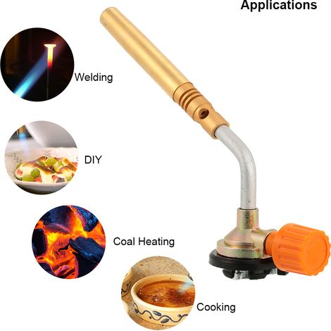Brûleur de Butane polyvalent pour l'extérieur, souffleur de soudure, torche de barbecue, briquet culinaire, flamme à gaz pour la cuisine et le Camping (1/5)