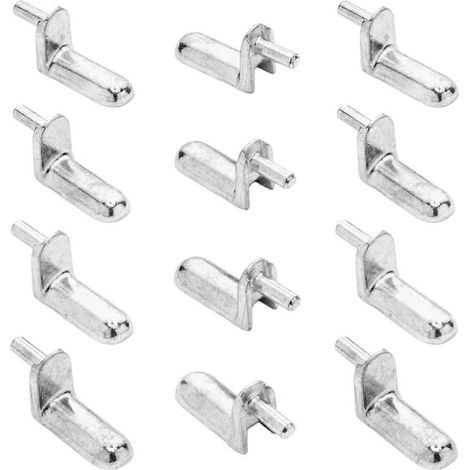 Supports d'étagère pour étagères IKEA 113301 (MEUBLES BESTA, BRIMNES) - Pieds de bibliothèque moulés sous pression (Lot de 12) (1/5)