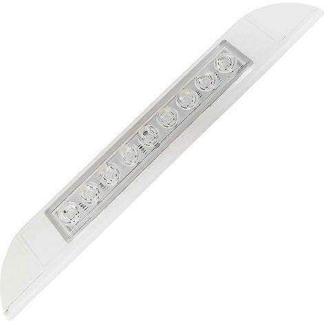 9 LED Awning Light 12V 24V Waterproof 256mm Exterior Caravan Motorhome Strip Lamp