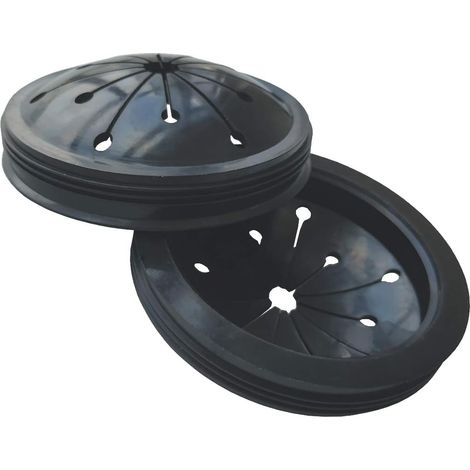 Lot de 2 protections anti-éclaboussures pour broyeur d'évier - Bouchon de vidange multifonction de rechange pour broyeur d'évier