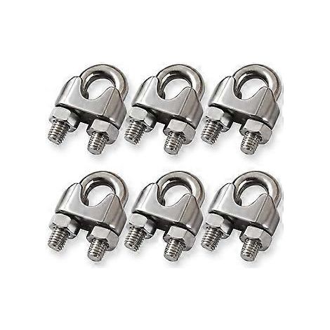 6er-Pack M10 9,5 mm Kabelbinder aus Edelstahl 304