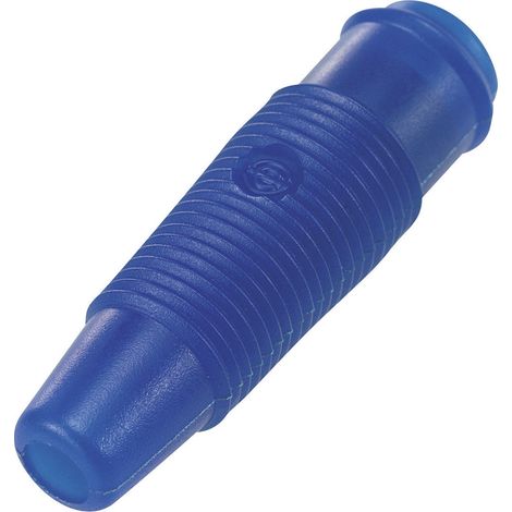 TRU COMPONENTS TC-R8-107 Laborbuchse Buchse, gerade Stift-Ø: 4 mm Blau 1 St.