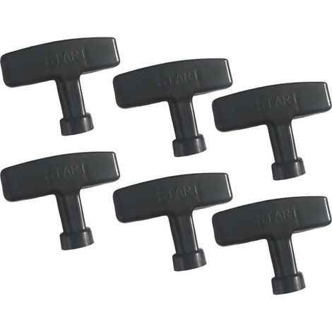 Manche de Démarrage Ergonomique 3 Doigts pour Manche de Démarrage(6PCS) Plastique rigide , conception ergonomique 3 doigts, réduction de la fatigue, mat, usage intensif (1/5)