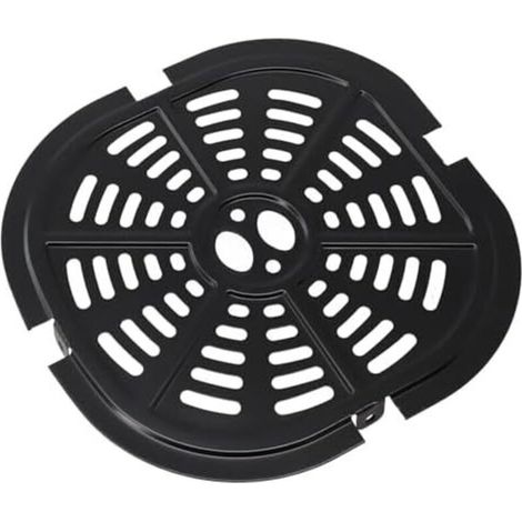 21 x 20.5 cm Plaque de cuisson à la vapeur pour friteuse à air support de rechange sans vapeur pour friteuse à air pour ailes de poulet pour frites pizza steak légumes