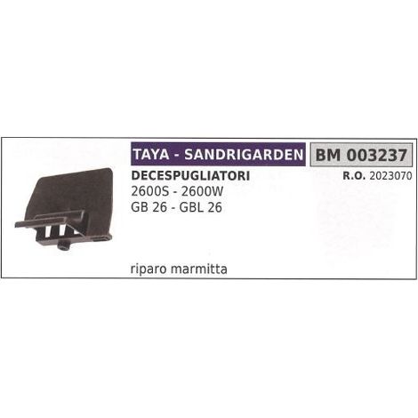 TAYA Auspuffschalldämpfer Bürstenmäher 2600S 2600W GB 26 GBL 26 003237