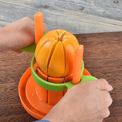 Trade Shop - Taglia Frutta Affetta Spicchi Frutta Multiuso Accessorio Cucina -