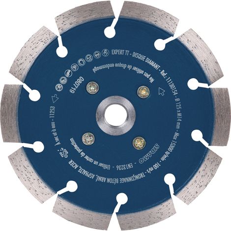 DISQUE DIAMANT EXPERT TT D. 125 x M14 x h 10 SIDAMO - 11130154 (1/5)