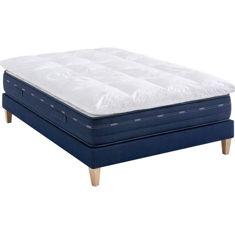 Surmatelas duvet et plumes de canard 180x200 Someo Rêve (1/3)