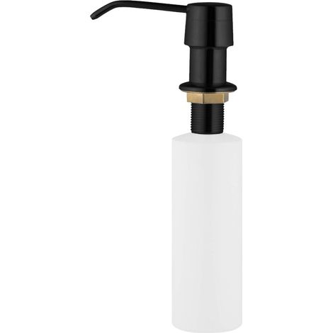 Dispenser per lavello cucina porta detersivo piatti 5.3x23.4 cm finitura nero - Larri