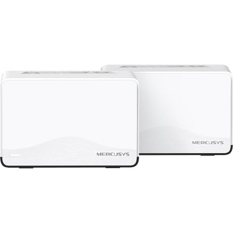 MERCUSYS Halo H27BE 2-Pack Whole Home Wi-Fi 7 Mesh System, Dual-Band Seamless Coverage (1/4)
